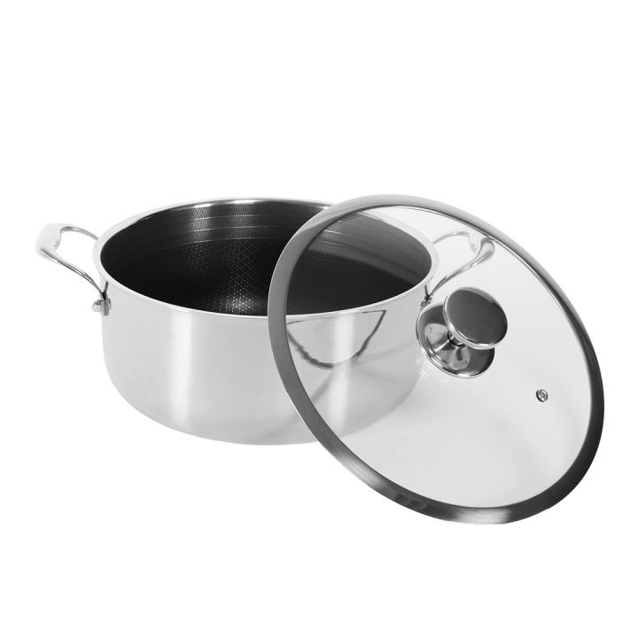 Sobczyk Hybrid Pot with lid Ø28cm in the group HOME, HOUSEHOLD & GARDEN / Kitchen utensils / Pots & Pans at TP E-commerce Nordic AB (D00749)