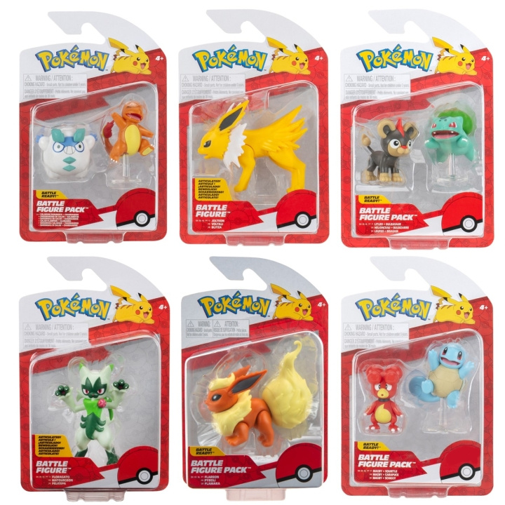 Pokémon Battle Figure Ass. (95007-19) in the group TOYS, KIDS & BABY PRODUCTS / Toys / Figures, Miniatures & accessories at TP E-commerce Nordic AB (D00764)