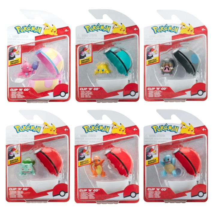 Pokémon Clip N Go Ass. (95057-18) in the group TOYS, KIDS & BABY PRODUCTS / Toys / Figures, Miniatures & accessories at TP E-commerce Nordic AB (D00766)