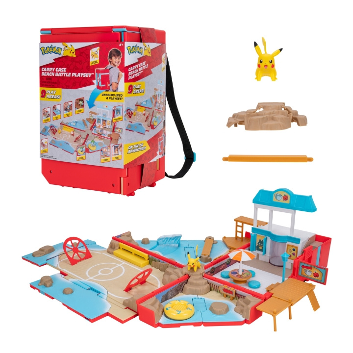 Pokémon Carry Case Beach Playset (PKW3424) in the group TOYS, KIDS & BABY PRODUCTS / Toys / Play set at TP E-commerce Nordic AB (D00768)