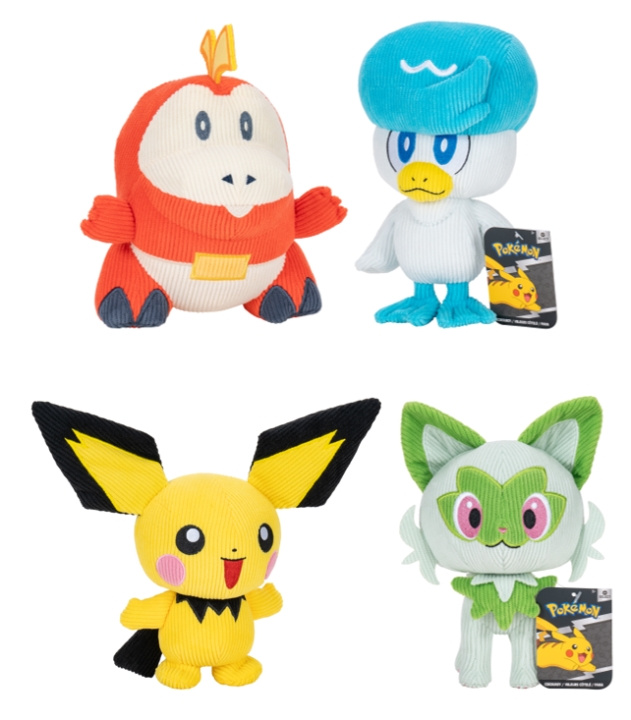 Pokémon Plush 20 Cm Select Corduroy Ass. Cdu (PKW2887-11) in the group TOYS, KIDS & BABY PRODUCTS / Baby toys / stuffed animals at TP E-commerce Nordic AB (D00770)