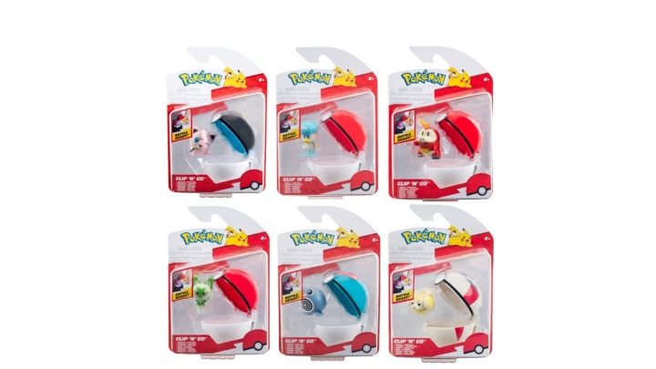 Pokémon Clip N Go Ass (95057-17) in the group TOYS, KIDS & BABY PRODUCTS / Toys / Figures, Miniatures & accessories at TP E-commerce Nordic AB (D00775)