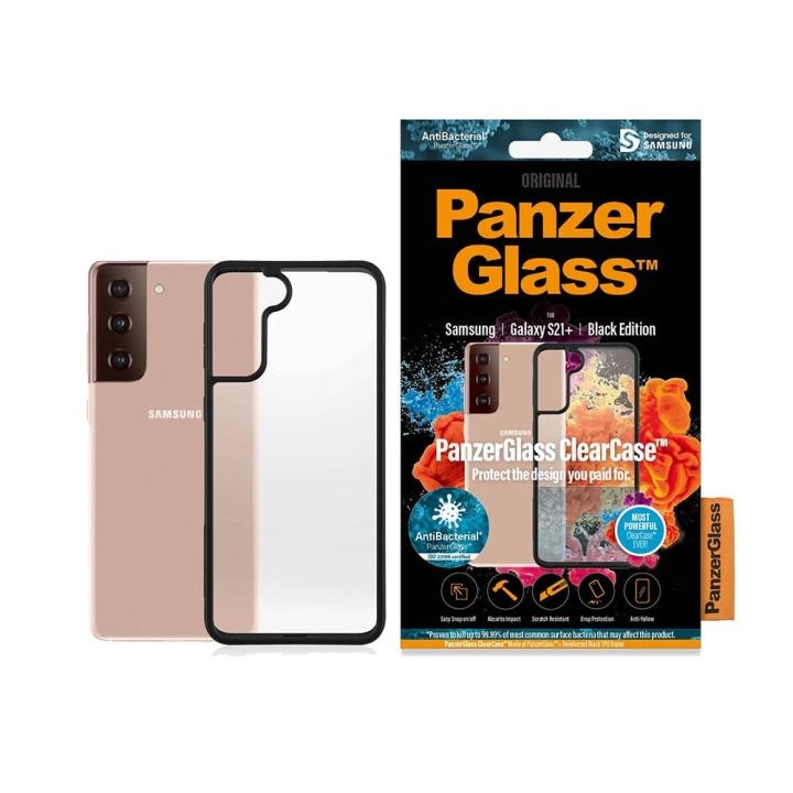 PanzerGlass ClearCase BlackFrame Galaxy S21+s in the group SMARTPHONE & TABLETS / Phone cases / Samsung at TP E-commerce Nordic AB (D00792)