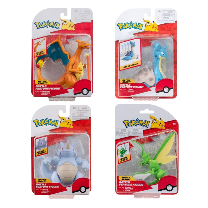 Pokémon Battle Feature Figure Ass. (95135-19) in the group TOYS, KIDS & BABY PRODUCTS / Toys / Figures, Miniatures & accessories at TP E-commerce Nordic AB (D00824)