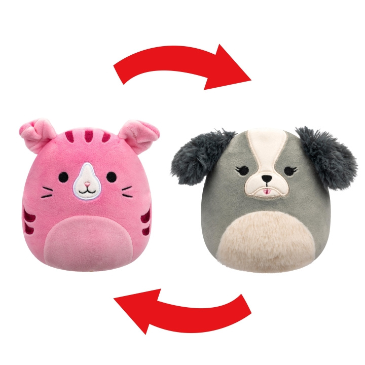 Squishmallows Plush P21 Flip A Mallows - Malu Shih-Tzu/ Geraldine Cat in the group TOYS, KIDS & BABY PRODUCTS / Baby toys / stuffed animals at TP E-commerce Nordic AB (D00826)