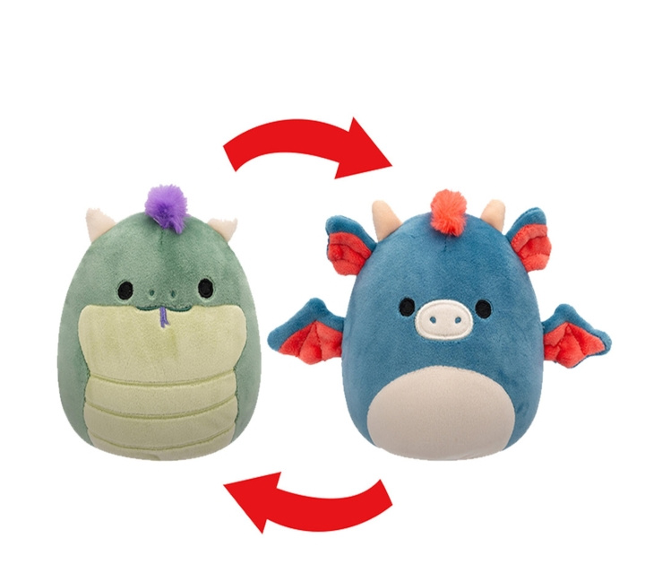 Squishmallows P20 Flip A Mallows - Magtus Basilisk/ Carin Dragon in the group TOYS, KIDS & BABY PRODUCTS / Baby toys / stuffed animals at TP E-commerce Nordic AB (D00863)