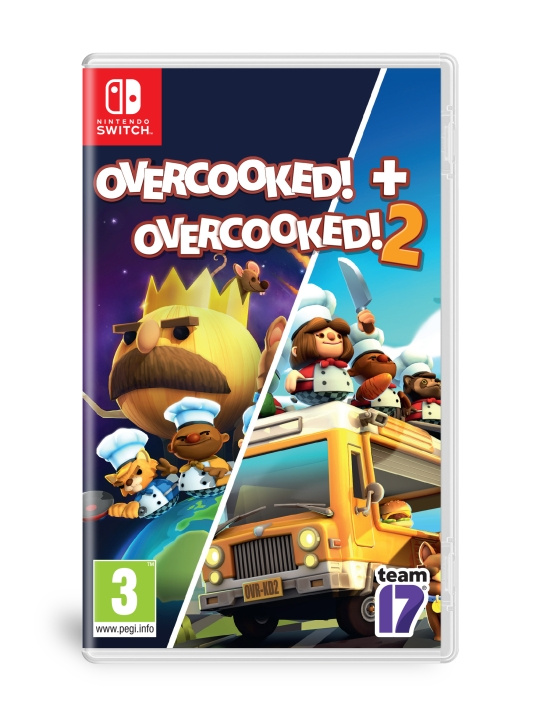 Overcooked + Overcooked 2 Double Pack (Switch) in the group HOME ELECTRONICS / Game consoles & Accessories / Nintendo Switch / Games at TP E-commerce Nordic AB (D00944)