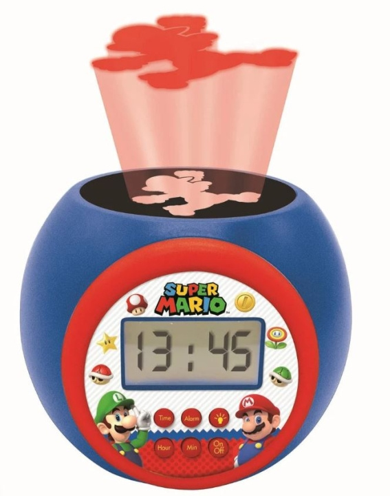 Lexibook Super Mario - Projector Alarm Clock (RL977NI) in the group HOME, HOUSEHOLD & GARDEN / Watches & Counters / Alarmclocks at TP E-commerce Nordic AB (D00950)