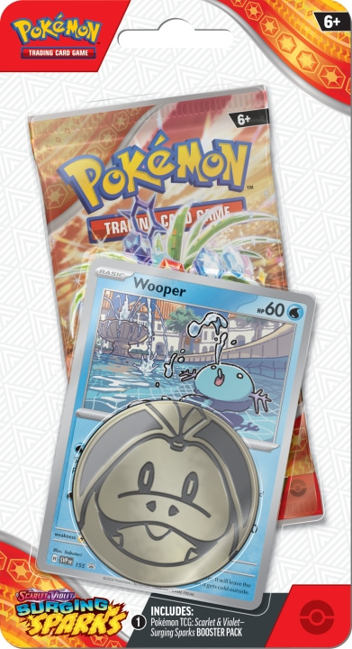 Pokémon SV8 Surging Sparks Premium Checklane (POK85948) in the group TOYS, KIDS & BABY PRODUCTS / Games / Card games at TP E-commerce Nordic AB (D00961)