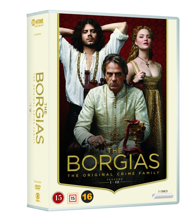 The Borgias: Complete Box - Season 1-3 (11 disc) - DVD in the group HOME ELECTRONICS / Audio & Picture / TV & Accessories / Movies / DVD at TP E-commerce Nordic AB (D00967)