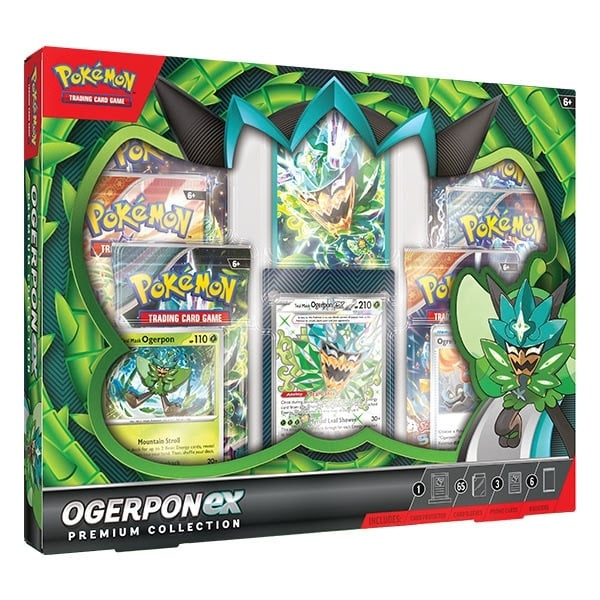 Pokémon Ogerpon ex Premium Collection (POK85882) in the group TOYS, KIDS & BABY PRODUCTS / Games / Card games at TP E-commerce Nordic AB (D01018)