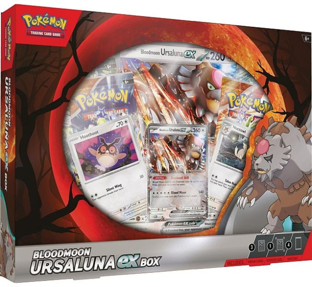 Pokémon Bloodmoon Ursaluna EX Box (POK85881) in the group TOYS, KIDS & BABY PRODUCTS / Games / Card games at TP E-commerce Nordic AB (D01019)