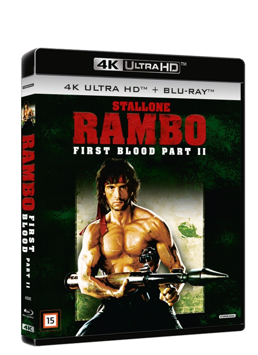 Rambo 2: First Blood Part 2 in the group HOME ELECTRONICS / Audio & Picture / TV & Accessories / Movies / Blu-ray at TP E-commerce Nordic AB (D01024)