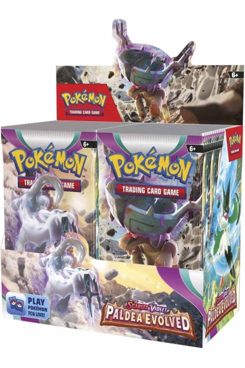 Pokémon TCG: Scarlet & Violet Paldea Evolved- Booster Box 36pcs (POK85349) in the group TOYS, KIDS & BABY PRODUCTS / Games / Card games at TP E-commerce Nordic AB (D01081)