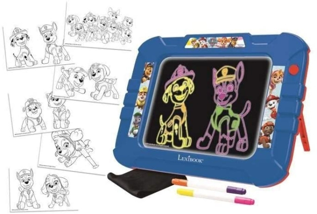 Lexibook Paw Patrol Neon Luminous Drawing Board (CRNEOPA) in the group TOYS, KIDS & BABY PRODUCTS / Toys / Draw & Count at TP E-commerce Nordic AB (D01092)