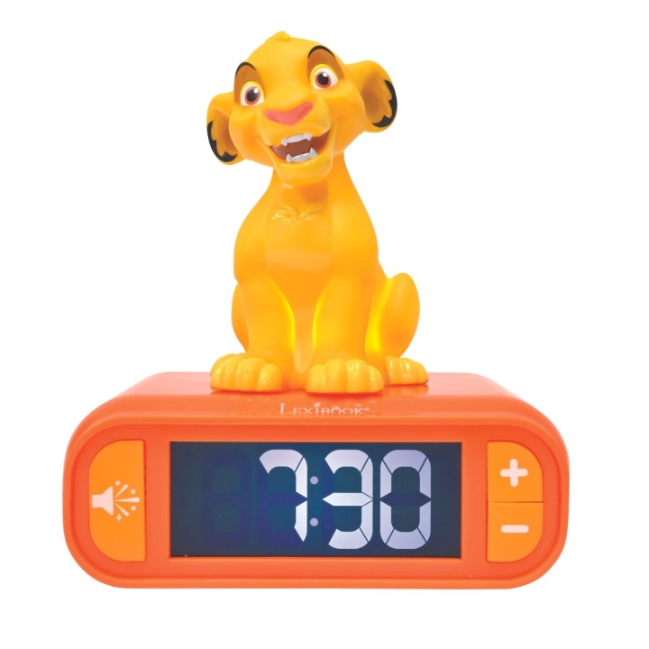 Lexibook Simba Night light Alarm Clock with sounds (RL800AN) in the group HOME, HOUSEHOLD & GARDEN / Watches & Counters / Alarmclocks at TP E-commerce Nordic AB (D01105)