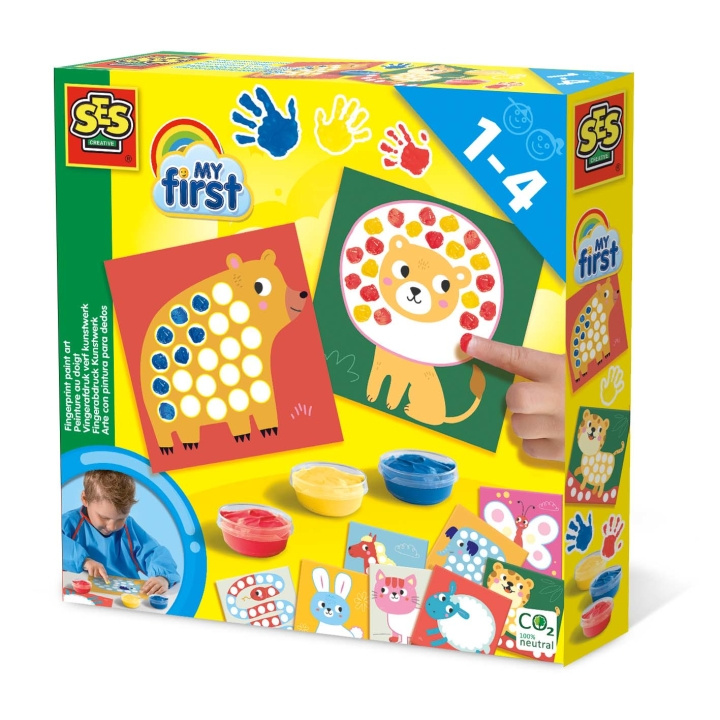 SES Creative My first Fingerprint paint art - (S14481) in the group TOYS, KIDS & BABY PRODUCTS / Toys / Crafts at TP E-commerce Nordic AB (D01152)