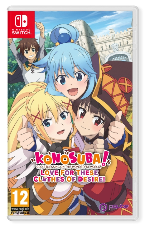 PQube KONOSUBA: God\'s Blessing on this Wonderful World! Love For These Clothes Of Desire in the group HOME ELECTRONICS / Game consoles & Accessories / Nintendo Switch / Games at TP E-commerce Nordic AB (D01165)