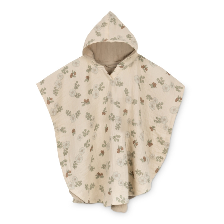 That\'s Mine Poncho Small - Flowers and berries (PN104) in the group TOYS, KIDS & BABY PRODUCTS / Children\'s textiles / Bath accessories at TP E-commerce Nordic AB (D01228)