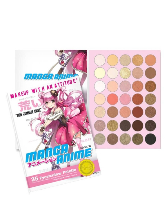 Rude Cosmetics 35 Eyeshadow Palette - Manga Anime in the group BEAUTY & HEALTH / Makeup / Eyes & Eyebrows / Eye shadows at TP E-commerce Nordic AB (D01375)