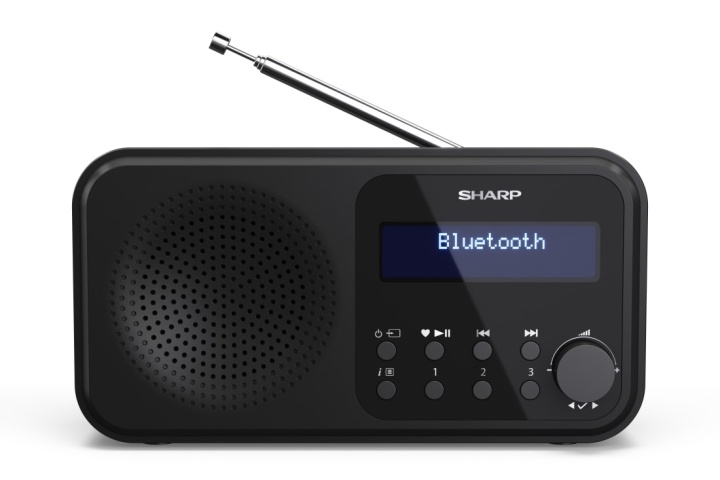 Sharp Tokyo Portable Digital and FM Radio - Black Midnight in the group HOME ELECTRONICS / Audio & Picture / Home cinema, Hifi & Portable / Radio & Alarm clocks / Radio at TP E-commerce Nordic AB (D01415)