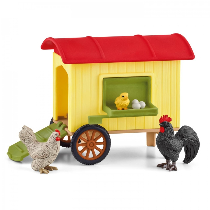 Schleich Farm World - Mobile Chicken Coop (42572) in the group TOYS, KIDS & BABY PRODUCTS / Toys / Play set at TP E-commerce Nordic AB (D01446)