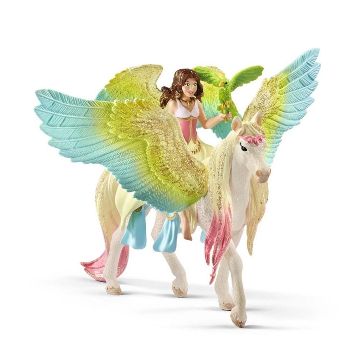 Schleich Bayala - Fairy Surah with glitter Pegasus (70566) in the group TOYS, KIDS & BABY PRODUCTS / Toys / Figures, Miniatures & accessories at TP E-commerce Nordic AB (D01450)