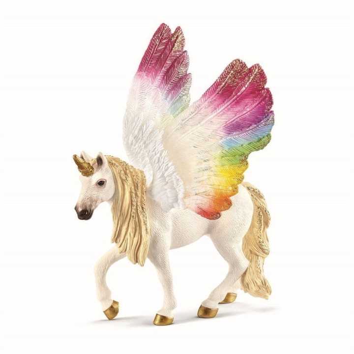 Schleich Bayala - Winged Rainbow Unicorn (70576) in the group TOYS, KIDS & BABY PRODUCTS / Toys / Figures, Miniatures & accessories at TP E-commerce Nordic AB (D01454)