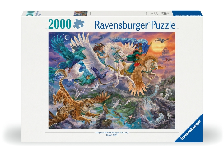 Ravensburger Puzzle Pegasus And Friends 2000p (12000806) in the group Sport, leisure & Hobby / Hobby / Puzzle at TP E-commerce Nordic AB (D01487)