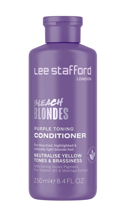 Lee Stafford Bleach Blondes Purple Toning Conditioner 250 ml in the group BEAUTY & HEALTH / Hair & Styling / Hair care / Conditioner at TP E-commerce Nordic AB (D01493)