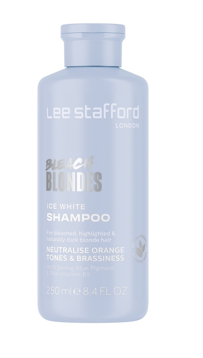 Lee Stafford Bleach Blondes Ice White Toning Shampoo 250 ml in the group BEAUTY & HEALTH / Hair & Styling / Hair care / Schampoo at TP E-commerce Nordic AB (D01495)