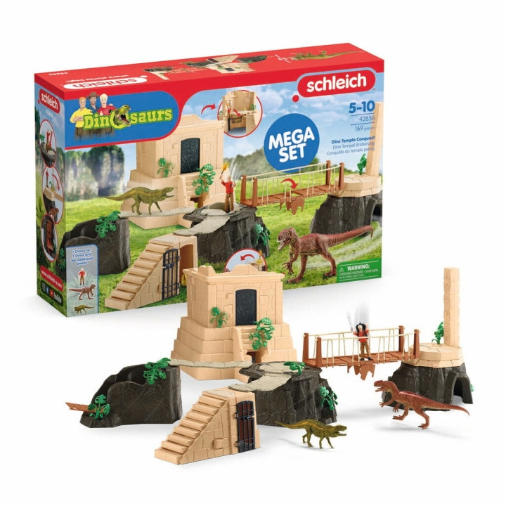 Schleich Dino Temple Conquest Mega-Set (42656) in the group TOYS, KIDS & BABY PRODUCTS / Toys / Play set at TP E-commerce Nordic AB (D01501)