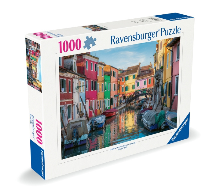 Ravensburger Puzzle Burano Canal, Venice 1000p (12000623) in the group Sport, leisure & Hobby / Hobby / Puzzle at TP E-commerce Nordic AB (D01532)