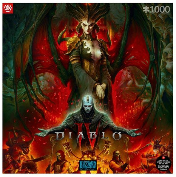 Good Loot - Gaming Puzzle: Diablo IV Lilith Composition, 1000 pieces in the group Sport, leisure & Hobby / Hobby / Puzzle at TP E-commerce Nordic AB (D01555)