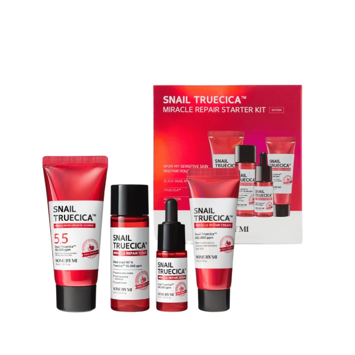 Some By Mi Snail Truecica Miracle Repair Starterkit - Travel Sizes in the group BEAUTY & HEALTH / Skin care / Face at TP E-commerce Nordic AB (D01585)