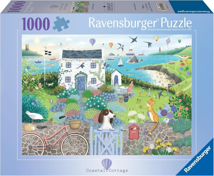 Ravensburger Puzzle - Coastal Cottage 1000p (12001104) in the group Sport, leisure & Hobby / Hobby / Puzzle at TP E-commerce Nordic AB (D01628)