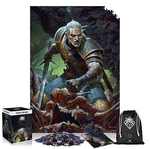 Good Loot Premium Puzzle The Witcher: Dark World (1000 pieces) in the group Sport, leisure & Hobby / Hobby / Puzzle at TP E-commerce Nordic AB (D01641)