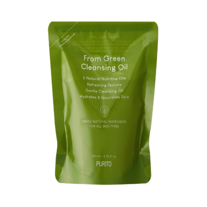 Purito SEOUL From Green Cleansing Oil - Refill 200 ml in the group BEAUTY & HEALTH / Skin care / Face / Facial oil at TP E-commerce Nordic AB (D01724)