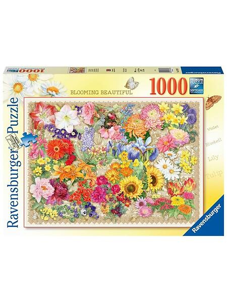 Ravensburger Puzzle - Blooming Beautiful 1000p (12000121) in the group Sport, leisure & Hobby / Hobby / Puzzle at TP E-commerce Nordic AB (D01732)