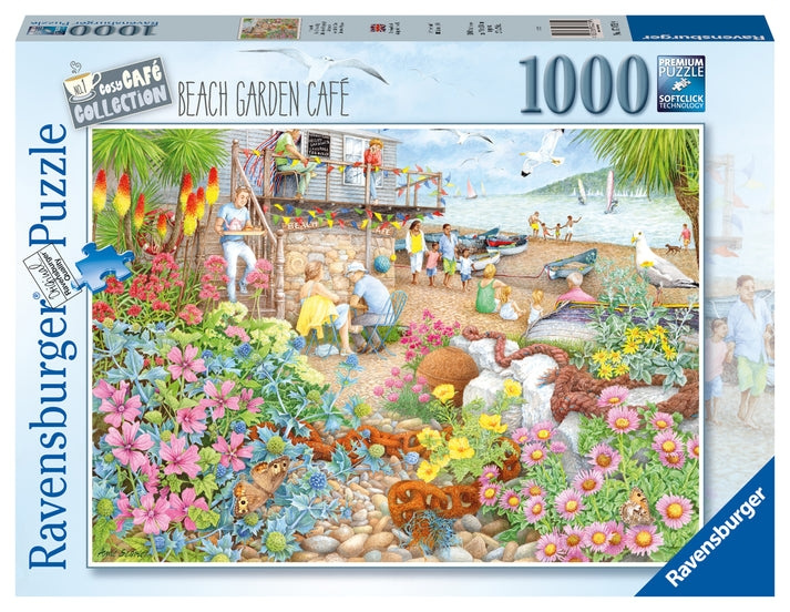 Ravensburger Puzzle - Beach Garden Cafe, 1000 pieces (12000282) in the group Sport, leisure & Hobby / Hobby / Puzzle at TP E-commerce Nordic AB (D01745)