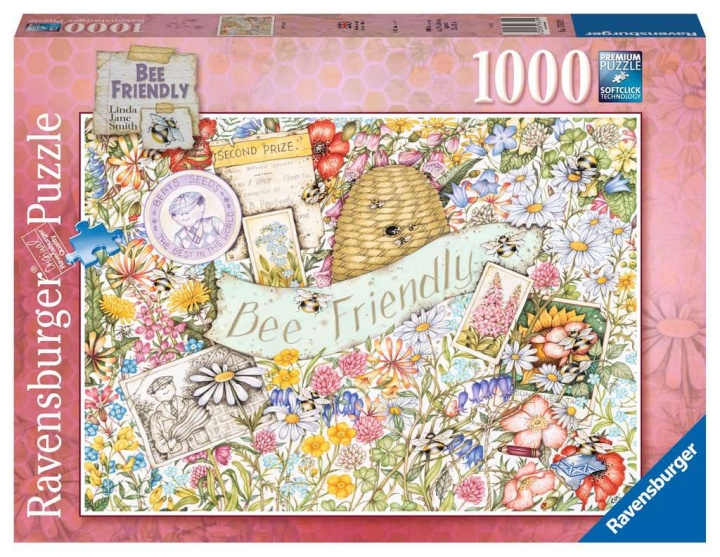 Ravensburger Puzzle - Bee Friendly, 1000 pieces (12001079) in the group Sport, leisure & Hobby / Hobby / Puzzle at TP E-commerce Nordic AB (D01749)