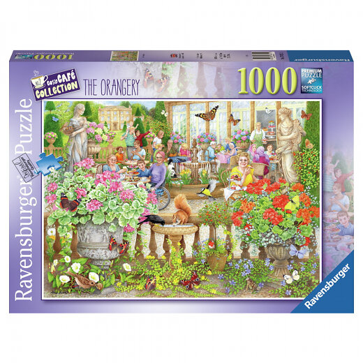 Ravensburger Puzzle - Cosy Café Secret Garden 1000p (12001081) in the group Sport, leisure & Hobby / Hobby / Puzzle at TP E-commerce Nordic AB (D01751)