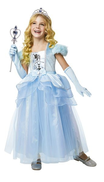 Rubies Deluxe Blue Princess Dress (98-104 cm) in the group TOYS, KIDS & BABY PRODUCTS / Toys / Masquerade costumes at TP E-commerce Nordic AB (D01783)