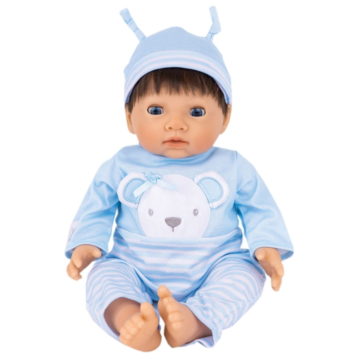 Tiny Treasure S - Blue Bear Doll Brown Hair (30543) in the group TOYS, KIDS & BABY PRODUCTS / Toys / Docks & Accessories at TP E-commerce Nordic AB (D01794)