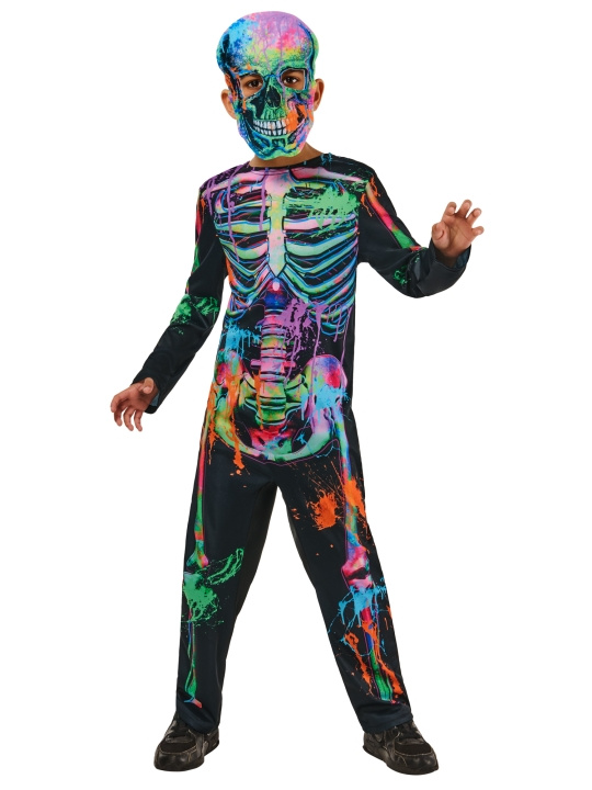 Rubies Halloween Costume - Bonesky Graffiti Skeleton (98-104 cm) in the group TOYS, KIDS & BABY PRODUCTS / Toys / Masquerade costumes at TP E-commerce Nordic AB (D01795)