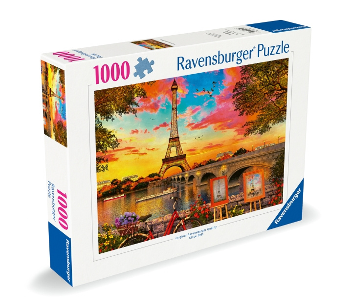 Ravensburger Puzzle The Banks Of The Seine 1000p (12000461) in the group Sport, leisure & Hobby / Hobby / Puzzle at TP E-commerce Nordic AB (D01851)