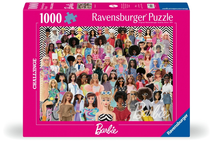 Ravensburger Puzzle Barbie Challenge 1000p (12000593) in the group Sport, leisure & Hobby / Hobby / Puzzle at TP E-commerce Nordic AB (D01854)