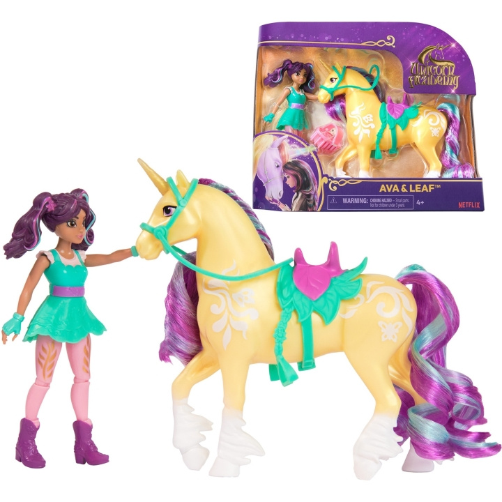 Unicorn Academy Doll & Unicorn - Ava & Leaf (6069631) in the group TOYS, KIDS & BABY PRODUCTS / Toys / Docks & Accessories at TP E-commerce Nordic AB (D01867)