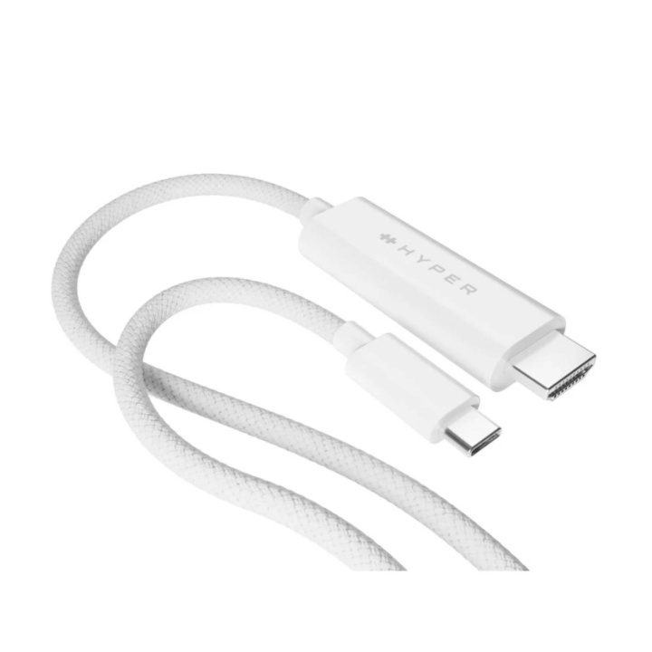 Targus Hyper - 4K USB-C to HDMI Cable - White in the group HOME ELECTRONICS / Cables & Adapters / HDMI / Adapters at TP E-commerce Nordic AB (D01875)