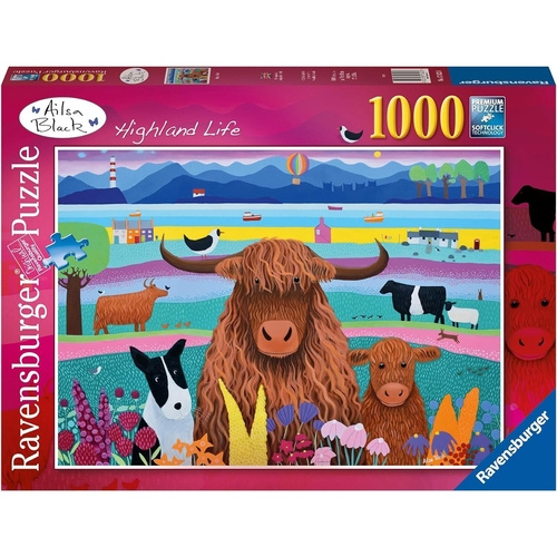 Ravensburger Puzzle - Highland Life 1000p (12001082) in the group Sport, leisure & Hobby / Hobby / Puzzle at TP E-commerce Nordic AB (D01909)